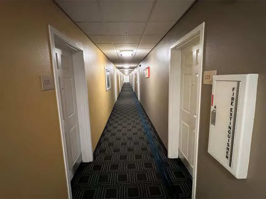 Typical Corridor Finishes And Fixtures